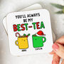 Personalised Christmas Mug 'My Best Tea', thumbnail 2 of 2