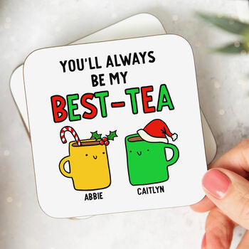 Personalised Christmas Mug 'My Best Tea', 2 of 2