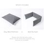 Mattress And Bed Bumper Set For Dog Crate In Faroe, thumbnail 7 of 9