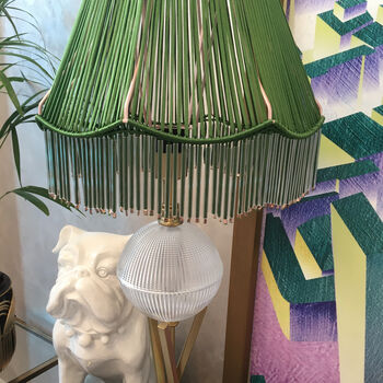 Scallop Reclaimed Viscose Luxe Lampshade, 5 of 10