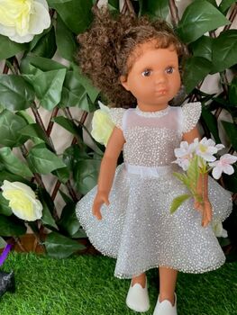 Flower Girl/Communion Dress Fits 15' 38cm Mélange Doll, 4 of 4