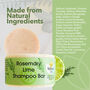 Rosemary Lime Shampoo Bar For All Hair Types, thumbnail 2 of 10