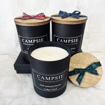 Loch Lomond | Scottish Tartan | Heather Ozonic Candle, 4 of 6