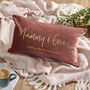 Personalised Velvet Cushion For Mum, thumbnail 1 of 6