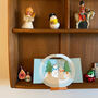 Handmade Snowglobe And Snowman Pop Up Christmas Card, thumbnail 1 of 3