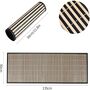 Brown Stripe Bamboo Table Runner, thumbnail 3 of 9