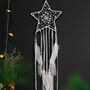 White Mystical Christmas Wall Deco Dream Catcher, thumbnail 4 of 10