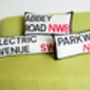 The Personalised Iconic Street Name Cushion, thumbnail 11 of 12