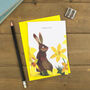 'Thank You' Rabbit Greetings Card, thumbnail 1 of 6