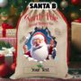 Personalised Christmas Santa Breakout Santa Sack, thumbnail 3 of 4