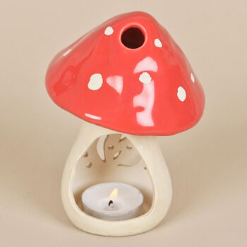 Mushroom Tealight Holder Toadstool Décor, 4 of 6