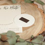 Botanical Wreath Wedding Save The Date Magnet, thumbnail 3 of 3