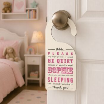 Personalised Baby Door Hanger, 9 of 12