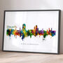 Middlesbrough Skyline Cityscape Art Print, thumbnail 2 of 12