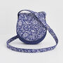 Blue Agnes Floral Saddle Bag, thumbnail 1 of 8