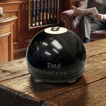 Personalised Pool Ball Bottle Opener Eight Ball Gift, 3 of 8