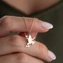 'Good Luck' Sterling Silver Frog Necklace, thumbnail 8 of 10
