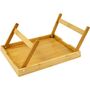 Portable Bamboo Tray With Folding Legs, thumbnail 5 of 6