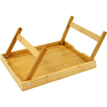 Portable Bamboo Tray With Folding Legs, 5 of 6
