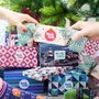 Christmas Tree Bamboo Socks Men's Xmas Cracker Hanging Tree Decoration, thumbnail 3 of 5