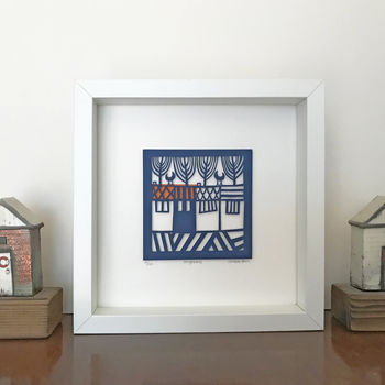 Personalised Neighbours Limited Edition Paper Cut, 2 of 3