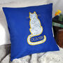 Starry Cat Personalised Cushion, thumbnail 2 of 3