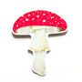 Fungi Fly Agaric Mushroom Sticker, thumbnail 2 of 4