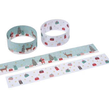 Pack Of 100 Christmas Present Festive Paper Chains, 2 of 5
