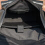 Top Zip Open Black Leather Backpack, thumbnail 7 of 7