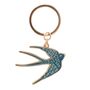 Blue Spread Your Wings Swallow Keyring, thumbnail 2 of 2