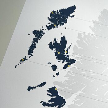 Scotland Whisky Distillery Map X Four 2023, 5 of 9