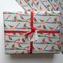 Gift Wrapping Paper Finches And Robins, thumbnail 2 of 5