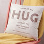 Personalised 'Hug Across The Miles' Locations Cushion, thumbnail 12 of 12