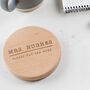 Personalised Wooden Drinks Coaster For Teachers, thumbnail 5 of 12