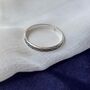 Black Adjustable Pure Silver Foot Toe Ring, thumbnail 1 of 5
