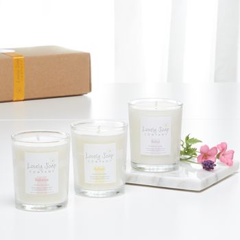 Aromatherapy Candles Gift Set By Lovely Soap Company Aromatherapy Candles Gift Set