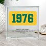 Personalised Year Milestone Crystal Token For Birthday Or Anniversary Gift, thumbnail 1 of 7