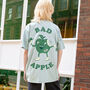Bad Apple Unisex Printed T Shirt In Green, thumbnail 3 of 6