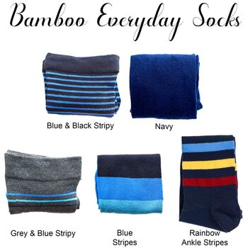 Men's Personalised Bamboo Birthday Year Socks Gift, 4 of 6