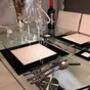 Set Of Black Placemats With Swarovski Crystals, thumbnail 1 of 2