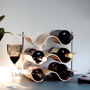 Curved Birch Plywood Wine Rack, thumbnail 9 of 11