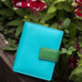 Personalised Mutlicolour Turquoise Small Leather Purse, thumbnail 1 of 10