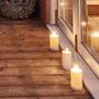 Set Of Two Indoor / Outdoor White LED Pillar Candles, thumbnail 5 of 5