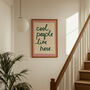 Cool People Live Here Handwritten Print, thumbnail 5 of 12