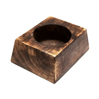 Personalised Hardwood Ball Stand: Engraved Display Plinth, 5 of 7