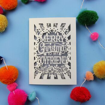 Boyfriend Christmas Card, 6 of 6