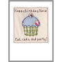 Personalised 40th Birthday Cake Card For Her, thumbnail 3 of 8