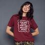 Only Here For The Mulled Wine Christmas T Shirt, thumbnail 1 of 6