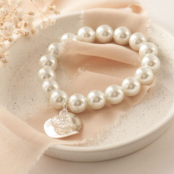 Statement Sterling Silver Heart Bracelet, 6 of 12