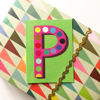 Mini P Alphabet Card, 3 of 5